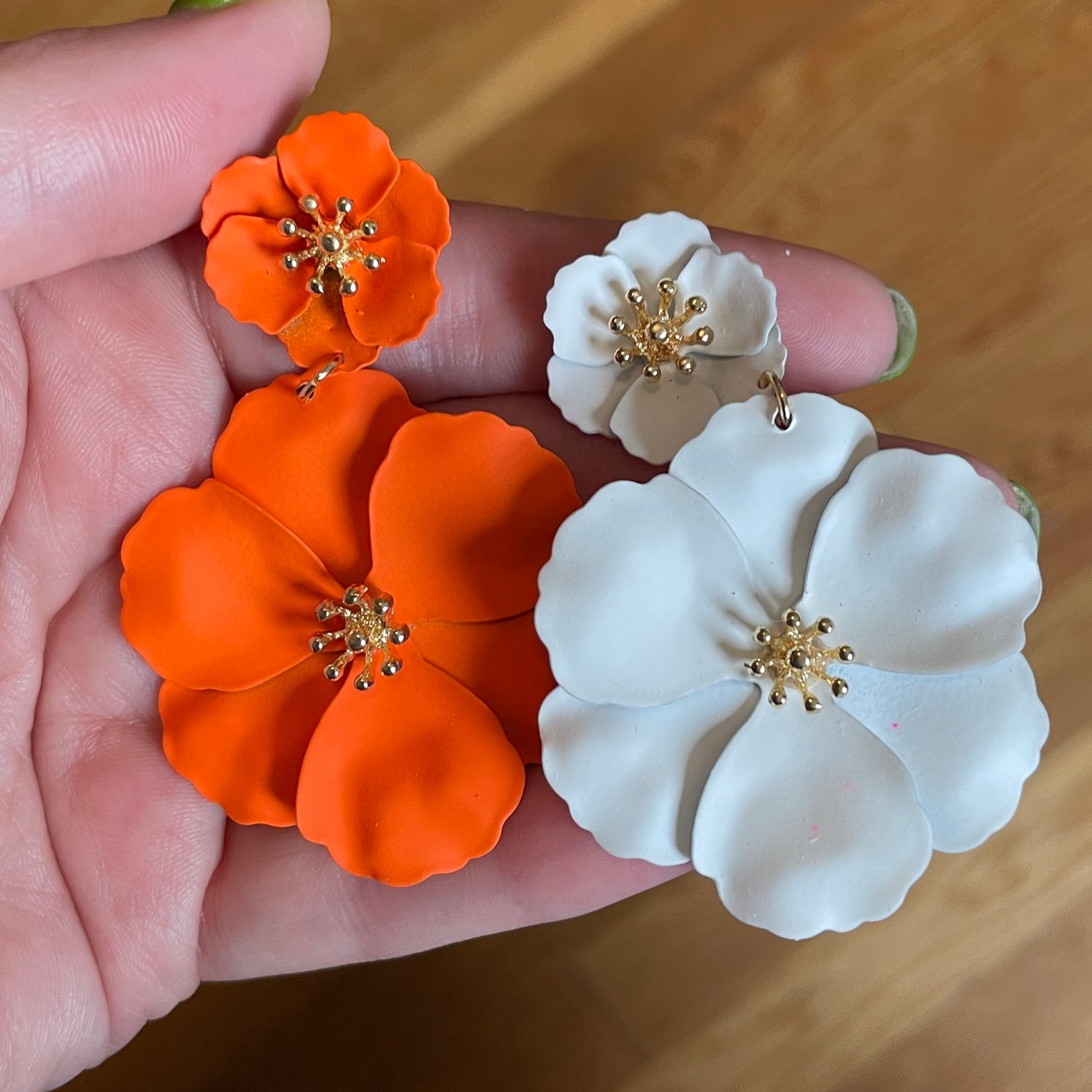 Image of Fancy Flower Dangles (sizes 00g-5/8)
