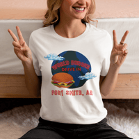 Image 3 of World Burger Drive In Retro Design Fort Smith, AR - Unisex t-shirt