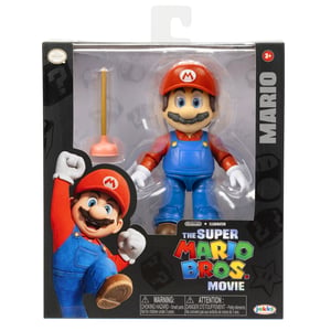 Super Mario Bros. Movie Mario (w/ Plunger) 5" Action Figure