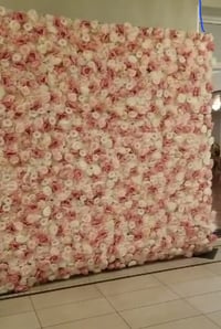 Rose Pink Flower Backdrop 8ft x 8ft 