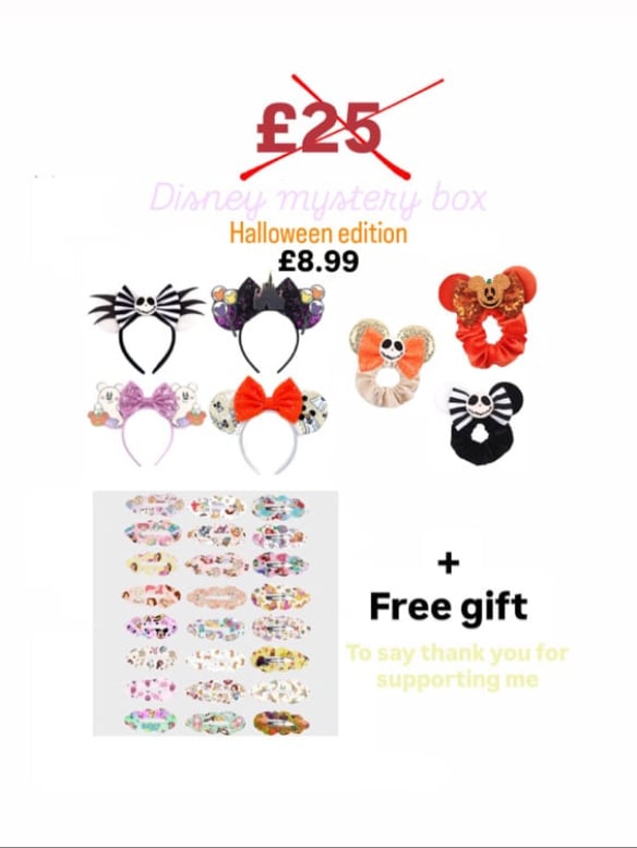 Image of Halloween Disney mystery box 8.99 (dispatch 21st Oct)