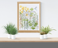 Image 1 of Sunshine for the soul and medicine for the mind. Original artwork
