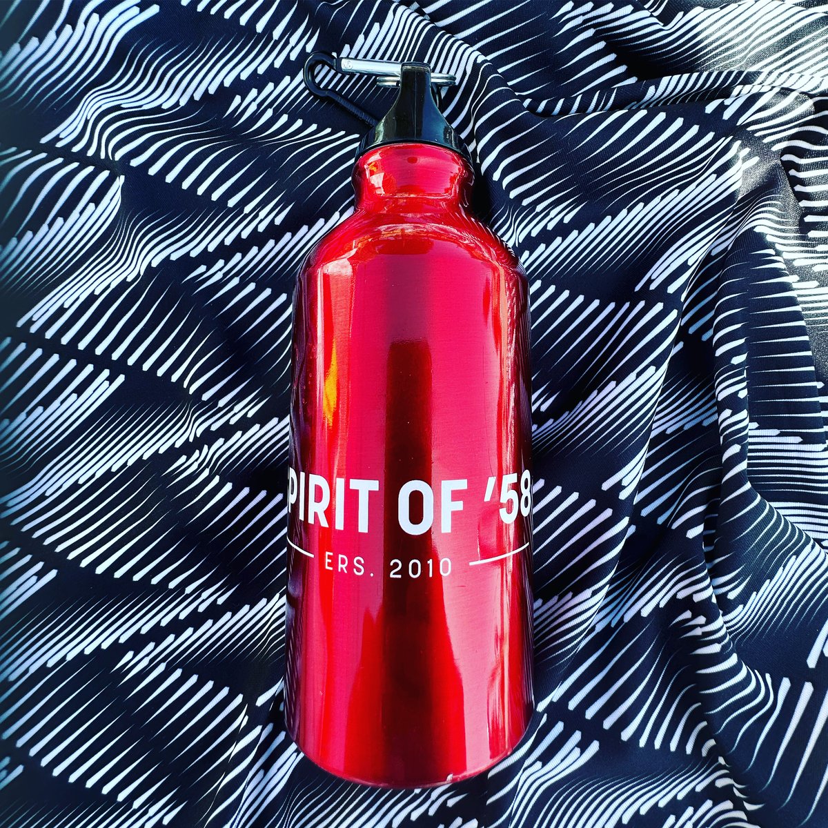 Image of Spirit of ‘58 Water Bottles in Red and Black 