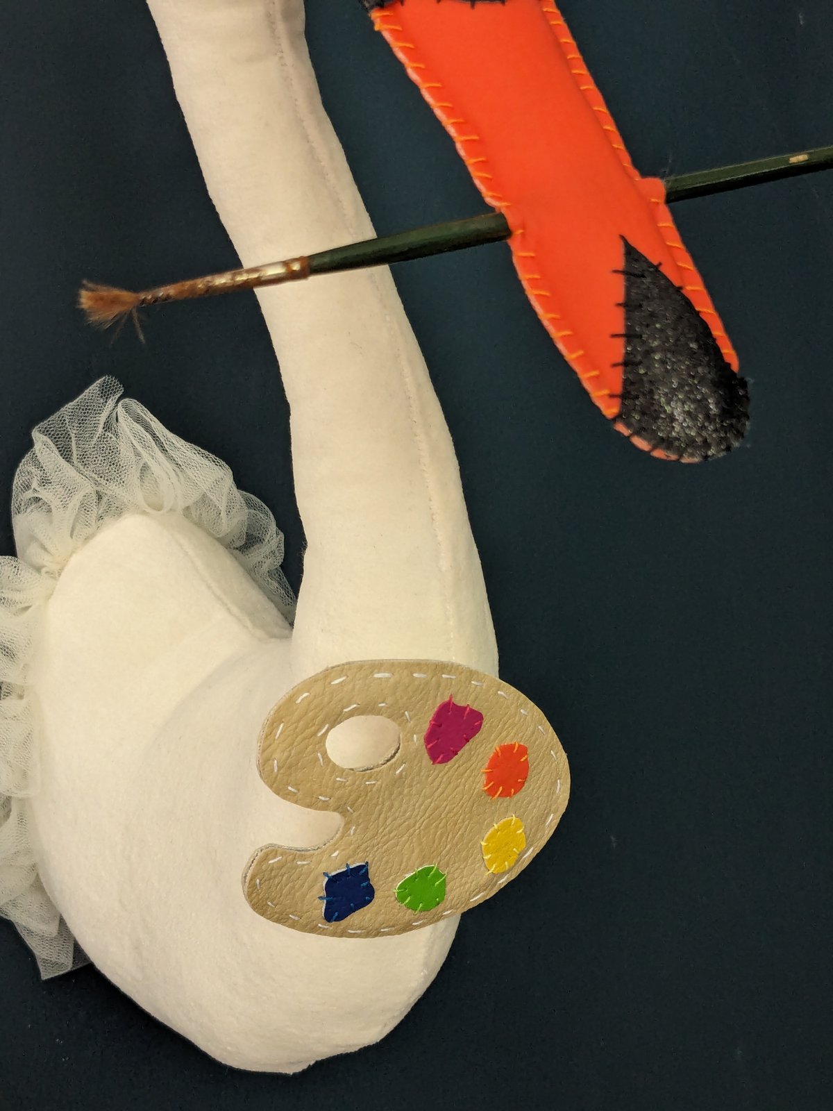 Image of Archie Swizzlestick the Artist Swan