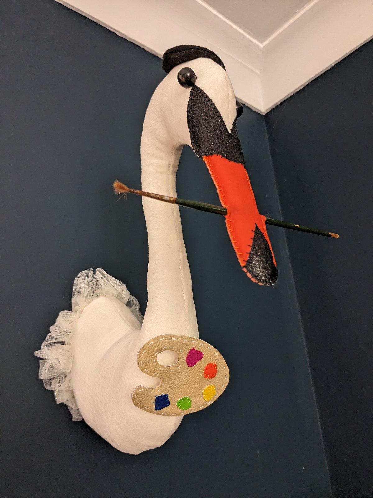 Image of Archie Swizzlestick the Artist Swan