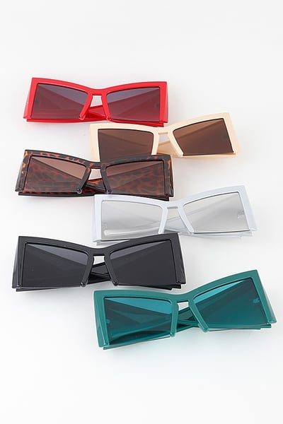 Image of 6PAIR Sharp Triangular Sunglasses