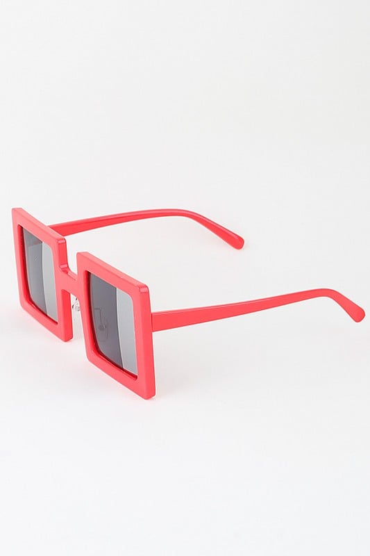 Image of 6PAIR Bright Half Tone Tinted Box Sunglasses