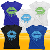 Image 8 of Kissing Lips Tshirt & Tank Tops