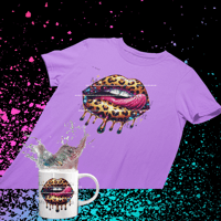 Image 11 of Kissing Lips Tshirt & Tank Tops