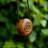 Ancient Yew Spiral Amulet (PE1775)