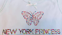 Image 2 of NEW YORK PRINCESS turquoise 🦋tank top🦋