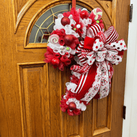 Image 2 of Candy Cane Wreath
