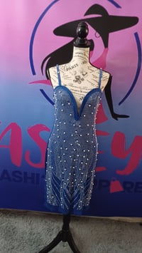 Image 3 of Take a plunge sheer dress 4 colors