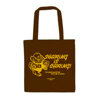 SHARING BROWN TOTE