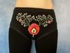 Biting Poppy Briefs Black - UNDERWEAR TALISMAN