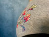 Biting Rose Briefs Grey - digitally printed organic cotton underwear