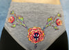 Biting Rose Briefs Grey - digitally printed organic cotton underwear
