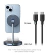 Magnetic Wireless Charger Stand 20W Max 2-in-1 For iPhone 12 13 14 15 Pro Max Airbods Fast Charge  