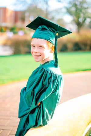 Image of Kindergarten/Preschool Cap & Gown Graduate Sessions!