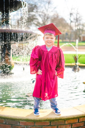 Image of Kindergarten/Preschool Cap & Gown Graduate Sessions!