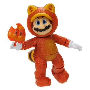 Super Mario Bros. Movie Tanooki Mario (w/ Tanooki Leaf) 5" Action Figure