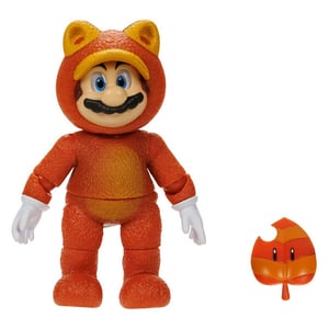 Super Mario Bros. Movie Tanooki Mario (w/ Tanooki Leaf) 5" Action Figure