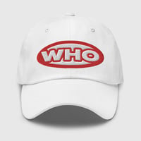 Image 1 of Cap Red logo - White
