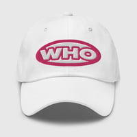 Image 1 of Cap Pink logo - White
