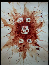 Image 1 of Enmity (original blood painting)