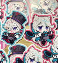 Image 1 of Genshin Impact Fontaine Twins Sticker Set