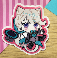 Image 2 of Genshin Impact Fontaine Twins Sticker Set