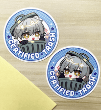 Image 1 of Honkai Star Rail Certified Trash Sticker 2024