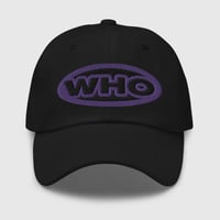 Image 1 of Cap Purple logo - Black