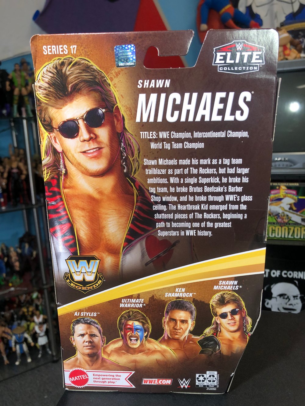 WWE Mattel Elite Legends Series 17 Shawn Michaels Figure HBK
