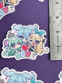 Image 3 of Cute LOVE-LOVE Trio Sticker