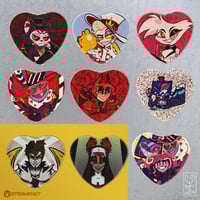 Image 1 of [HAZBIN HOTEL] - characters- buttons