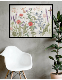 Image 1 of Heavenly Garden- Poster Print