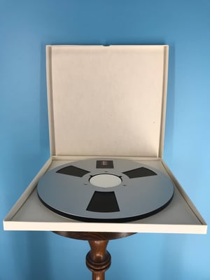 Image of CARTON of Burlington Recording1/2"x3600'Longer Length MASTER Reel To Reel Tape12"NAB Metal Reel 1.5M