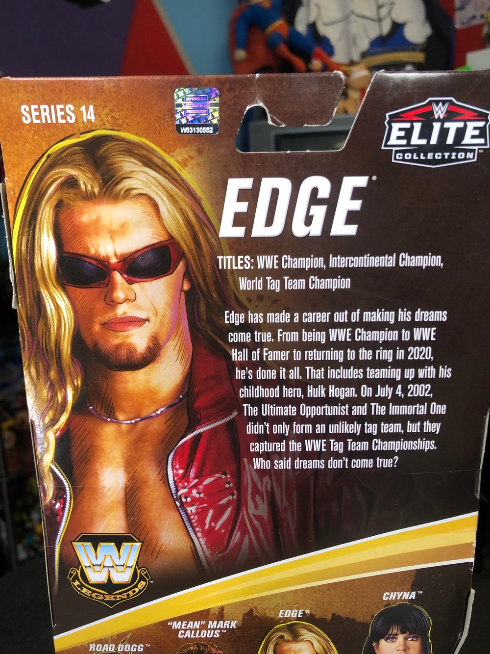 WWE Mattel Elite Legends Series 14 Edge Figure (Chase Variant)