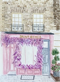 Image 3 of Saint Aymes Coffee Shop- original artwork 