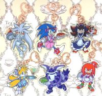 Image 1 of Sonic Cafe Acrylic Charms