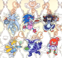 Image 1 of Sonic Cafe Acrylic Charms