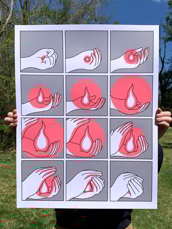 Image of "Hold On" Print