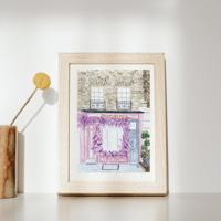 Image 1 of Saint Aymes Coffee Shop- original artwork 