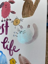 Image 3 of Best things- original artwork