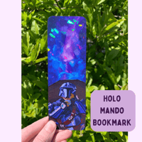 Image 2 of HOLO Mando Bookmarks