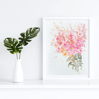 Image 1 of Snapdragons blooms- original artwork