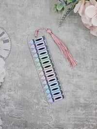 Image 2 of Pastel Crayon Acrylic Bookmark