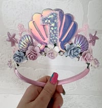 Image 5 of Baby Pink Princess Mermaid Tiara