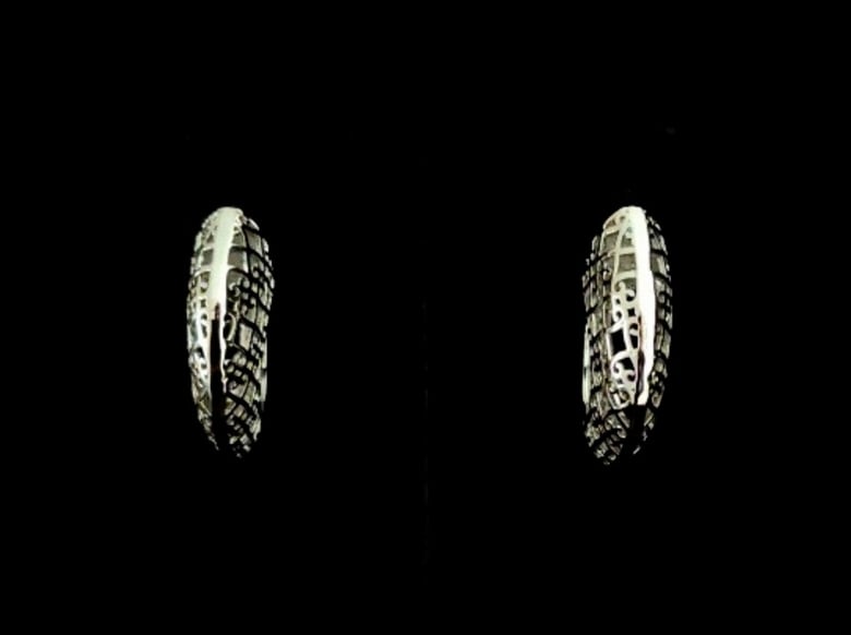 Image of Silver Stylish Pierced Earrings 